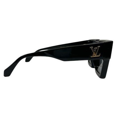 Louis Vuitton Sunglasses Eyewear Cyclone Monogram Flower Swarovski Black — view 6