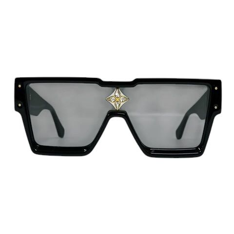 Louis Vuitton Sunglasses Eyewear Cyclone Monogram Flower Swarovski Black — view 2
