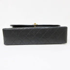 Chanel Shoulder Bag Chain Quilted CC Logo Leather Black — view 4