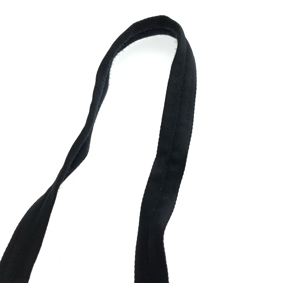 Prada Tessuto Black Silver Nylon Shoulder Bag — view 6