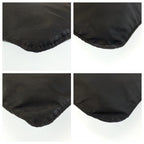Prada Tessuto Black Silver Nylon Shoulder Bag — view 4