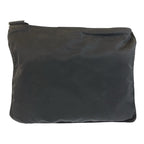 Prada Tessuto Black Silver Nylon Shoulder Bag — view 2