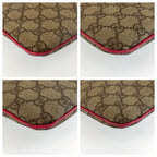 Gucci Beige Pink GG Supreme Canvas Tote Handbag — view 4