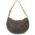 Louis Vuitton LV Croissant MM Monogram Shoulder Bag Brown Vintage
