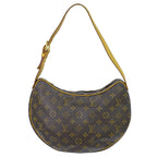 Louis Vuitton LV Croissant MM Monogram Shoulder Bag Brown Vintage