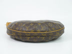 Louis Vuitton LV Croissant MM Monogram Shoulder Bag Brown Vintage — view 3