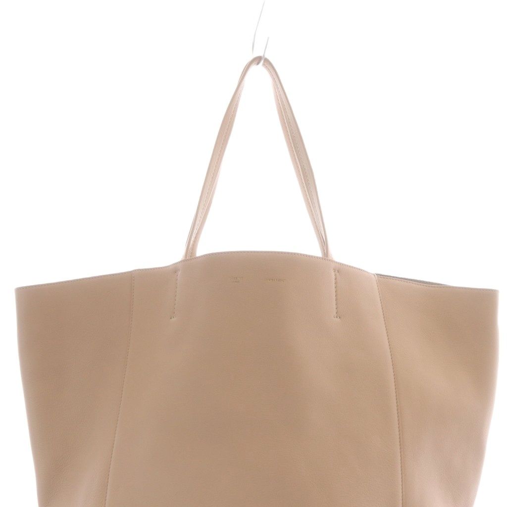 Celine Cabas Phantom Tote Handbag Leather Beige — view 3