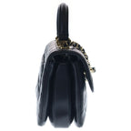 Chanel Trendy CC 2-Way Handbag Shoulder Bag Black Lambskin Gold — view 3