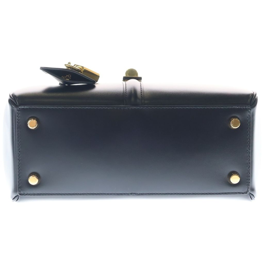 Celine Small 16 Saise Shoulder Bag Calfskin Leather Gold Black — view 4