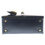 Celine Small 16 Saise Shoulder Bag Calfskin Leather Gold Black — view 4