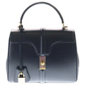 Celine Small 16 Saise Shoulder Bag Calfskin Leather Gold Black