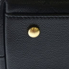 Chanel Quilted Classic Shopping Handbag Tote Shoulder Bag Black Caviar Leather — view 6