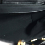 Chanel Quilted Classic Shopping Handbag Tote Shoulder Bag Black Caviar Leather — view 8