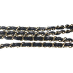 Chanel 25 S Flap S Chain Shoulder Bag Black Lambskin Gold — view 7