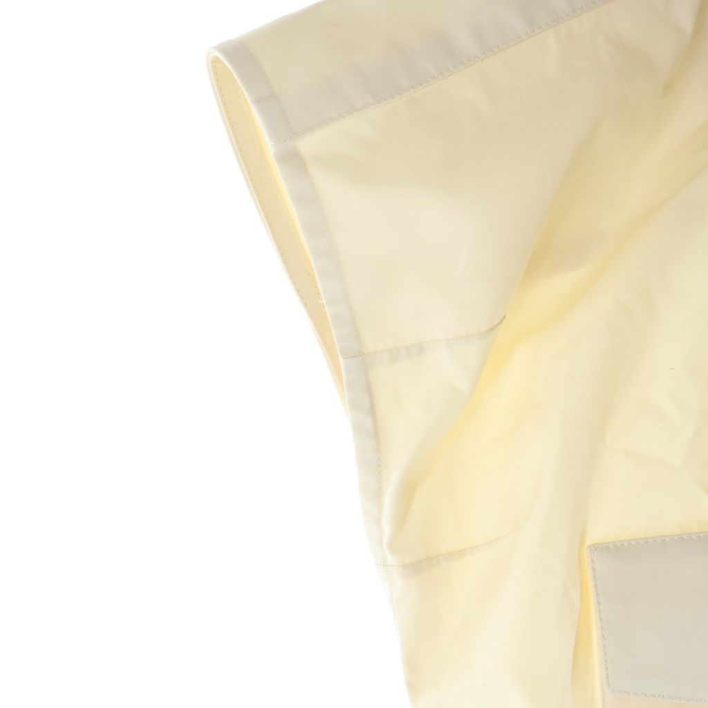 Louis Vuitton Monogram Scarf Safari Shirt Dress Sleeveless Gather Beige — view 5