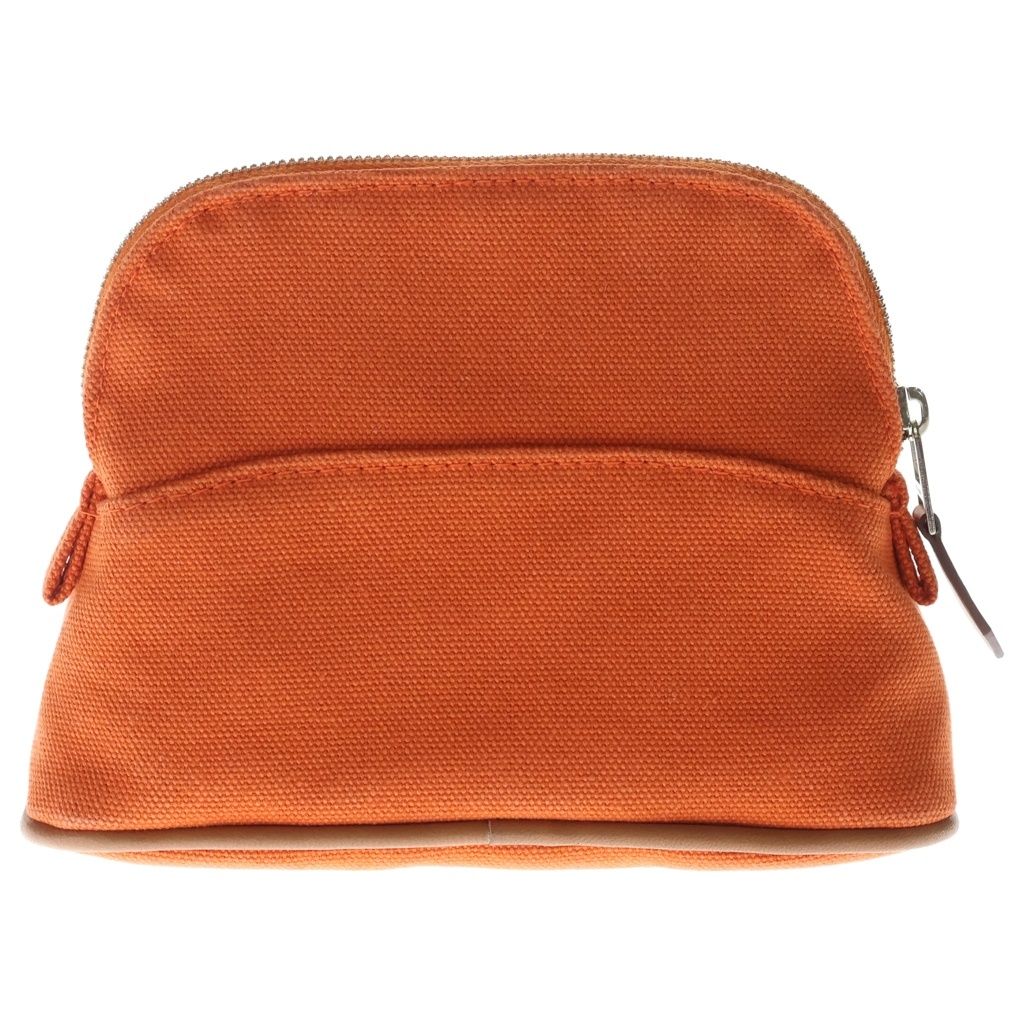 Hermes Bolide Canvas Pouch Mini Orange — view 2