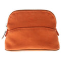 Hermes Bolide Canvas Pouch Mini Orange
