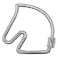 Hermes Cheval Key Holder Key Ring Silver