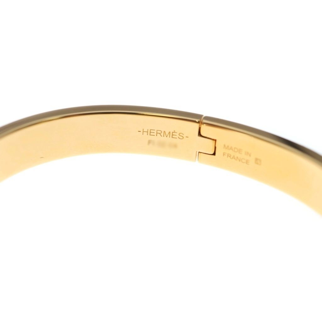 Hermes Mini Click Chaine D'ancre Bracelet Gold — view 5