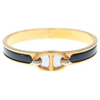 Hermes Mini Click Chaine D'ancre Bracelet Gold