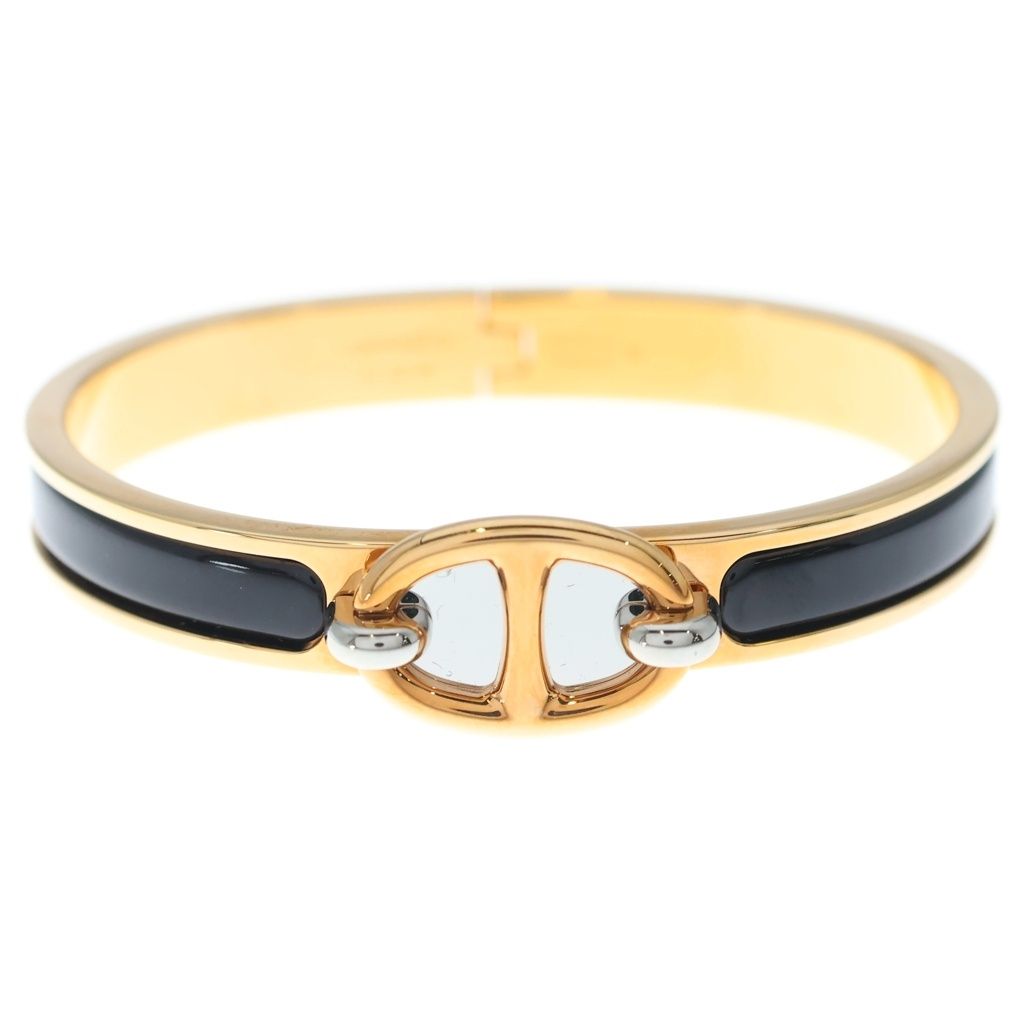 Hermes Mini Click Chaine D'ancre Bracelet Gold