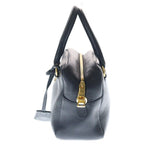 Prada Bauletto Pelle Vitello Phenix Phoenix Leather Mini Black Handbag — view 3