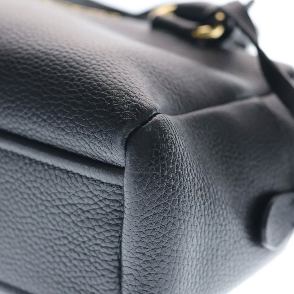Prada Bauletto Pelle Vitello Phenix Phoenix Leather Mini Black Handbag — view 5