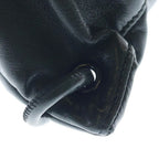 Saint Laurent Paris Teddy Small Leather Shoulder Bag Drawstring Black — view 4