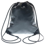 Saint Laurent Paris Teddy Small Leather Shoulder Bag Drawstring Black — view 2