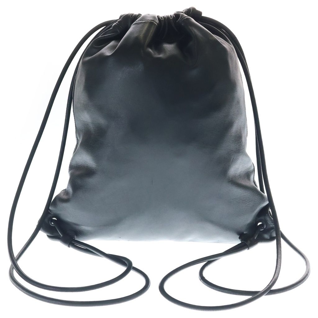Saint Laurent Paris Teddy Small Leather Shoulder Bag Drawstring Black — view 2