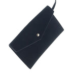 Saint Laurent Paris Teddy Small Leather Shoulder Bag Drawstring Black — view 7