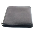 Hermes Remix Duo Silver Round Zip Wallet Black — view 3