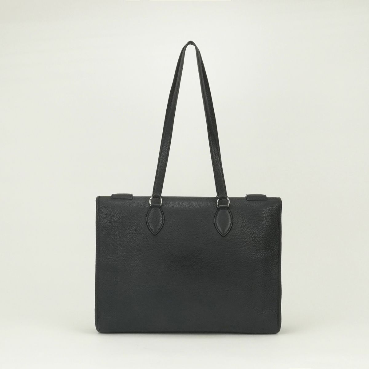 Hermes Cabas 40 Business Briefcase Taurillon Clemence Dark Navy — view 3