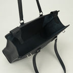Hermes Cabas 40 Business Briefcase Taurillon Clemence Dark Navy — view 8
