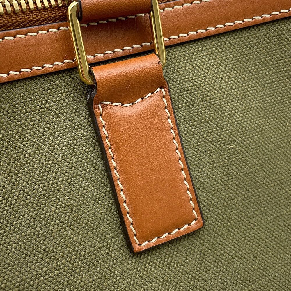 Celine Boston Bag Logo Canvas Leather 2-Way — view 8