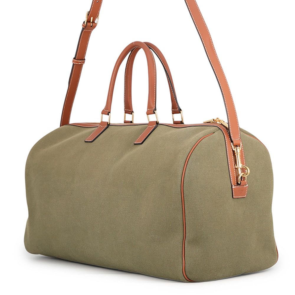Celine Boston Bag Logo Canvas Leather 2-Way — view 2