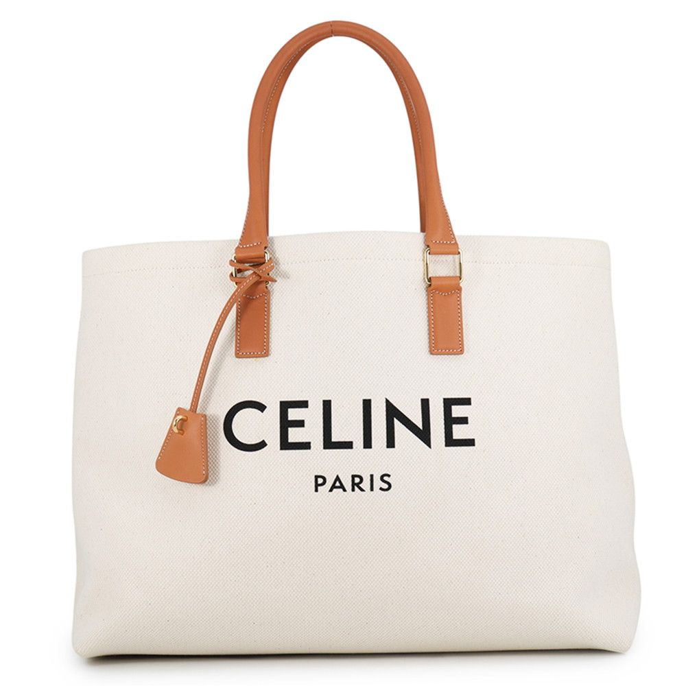 Celine Tote Bag Horizontal Cabas Canvas
