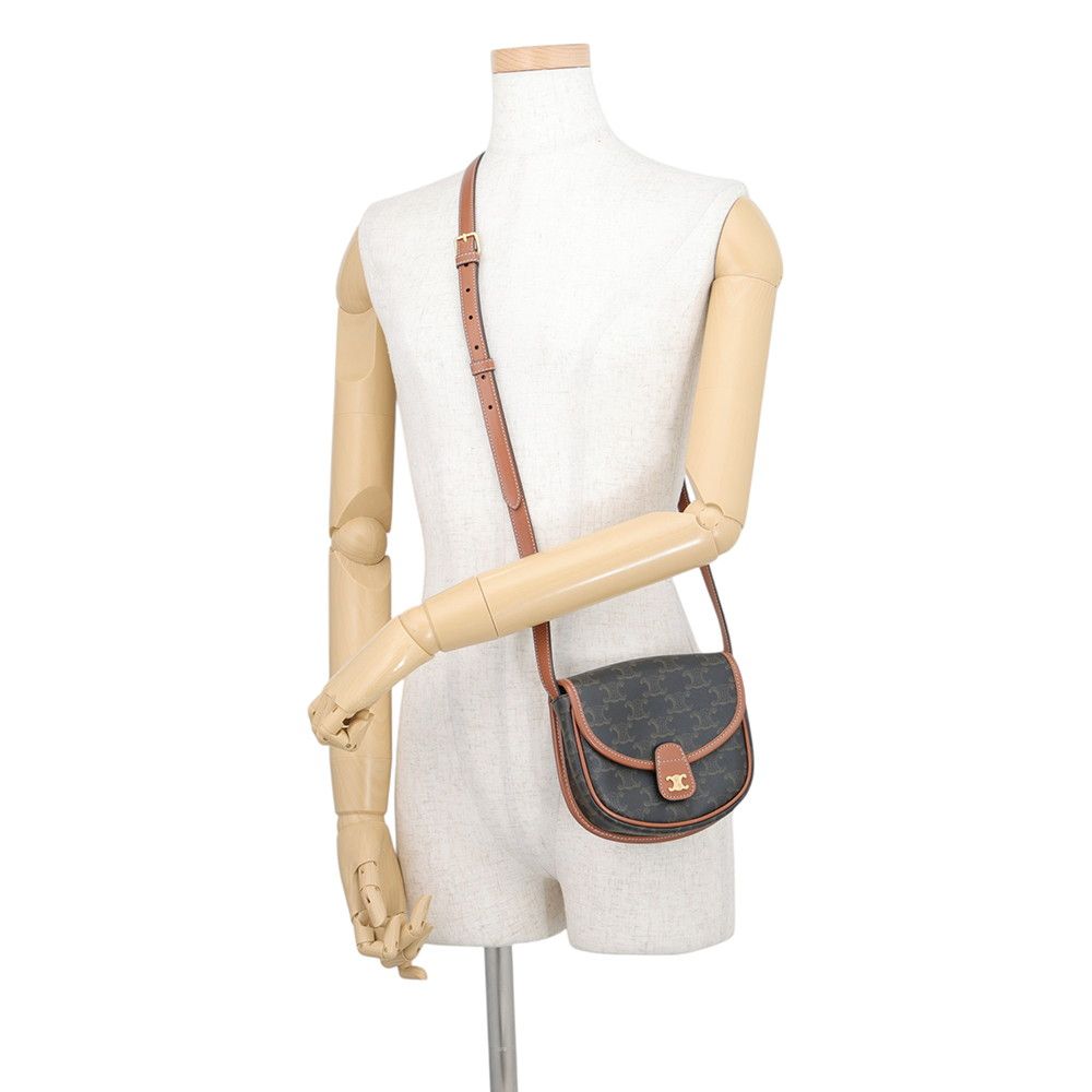 Celine Shoulder Bag Mini Besace Triomphe Pouch — view 4