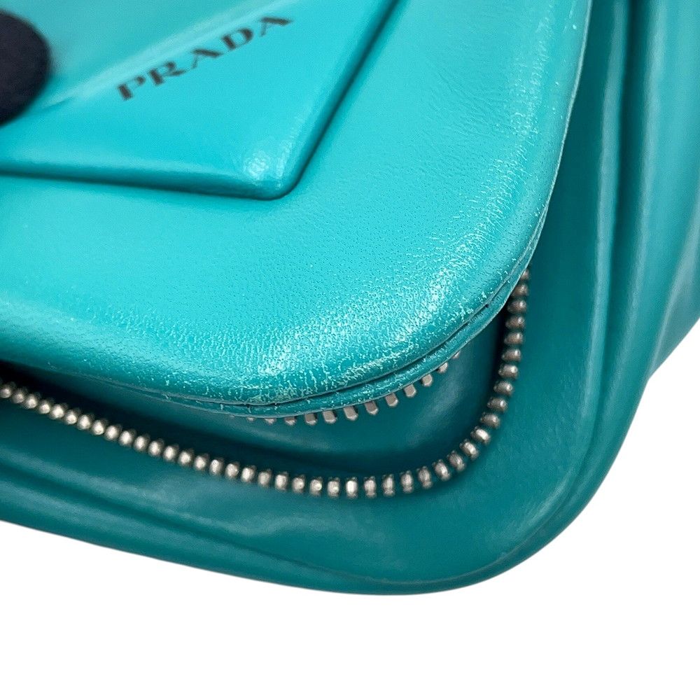 Prada Padded Triangle Leather 2-Way Handbag — view 8