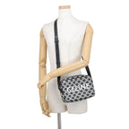 Celine Shoulder Bag Triomphe Horizontal Black White — view 4