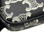 Celine Shoulder Bag Triomphe Horizontal Black White — view 6