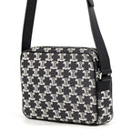 Celine Shoulder Bag Triomphe Horizontal Black White — view 2