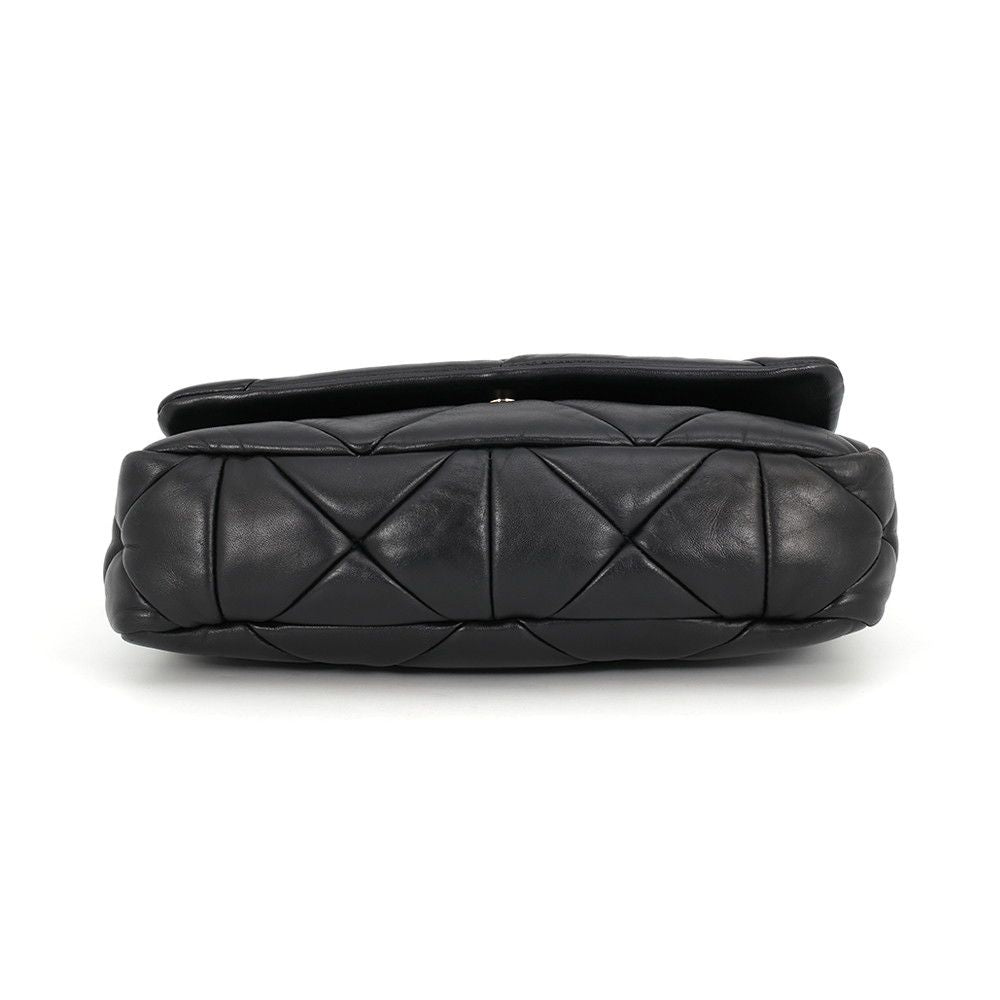 Prada Shoulder Bag System Patchwork Leather Black — view 3