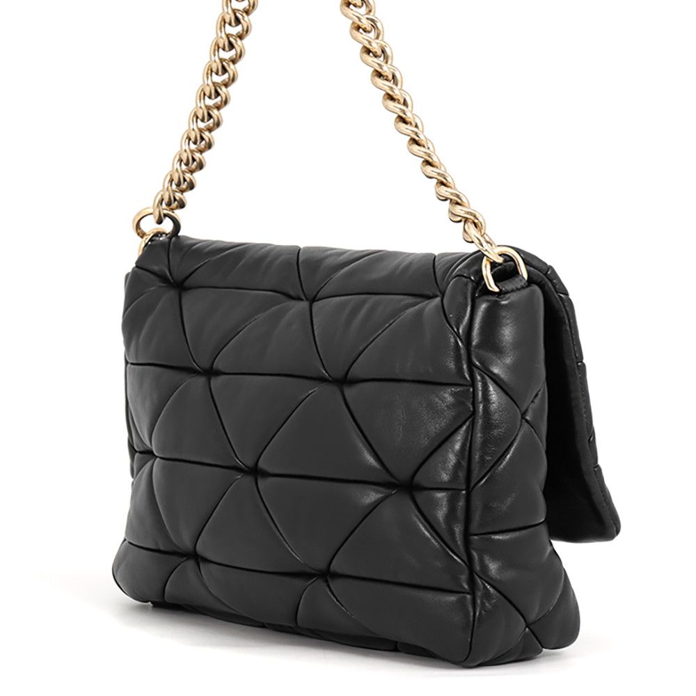 Prada Shoulder Bag System Patchwork Leather Black — view 2