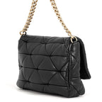 Prada Shoulder Bag System Patchwork Leather Black — view 2