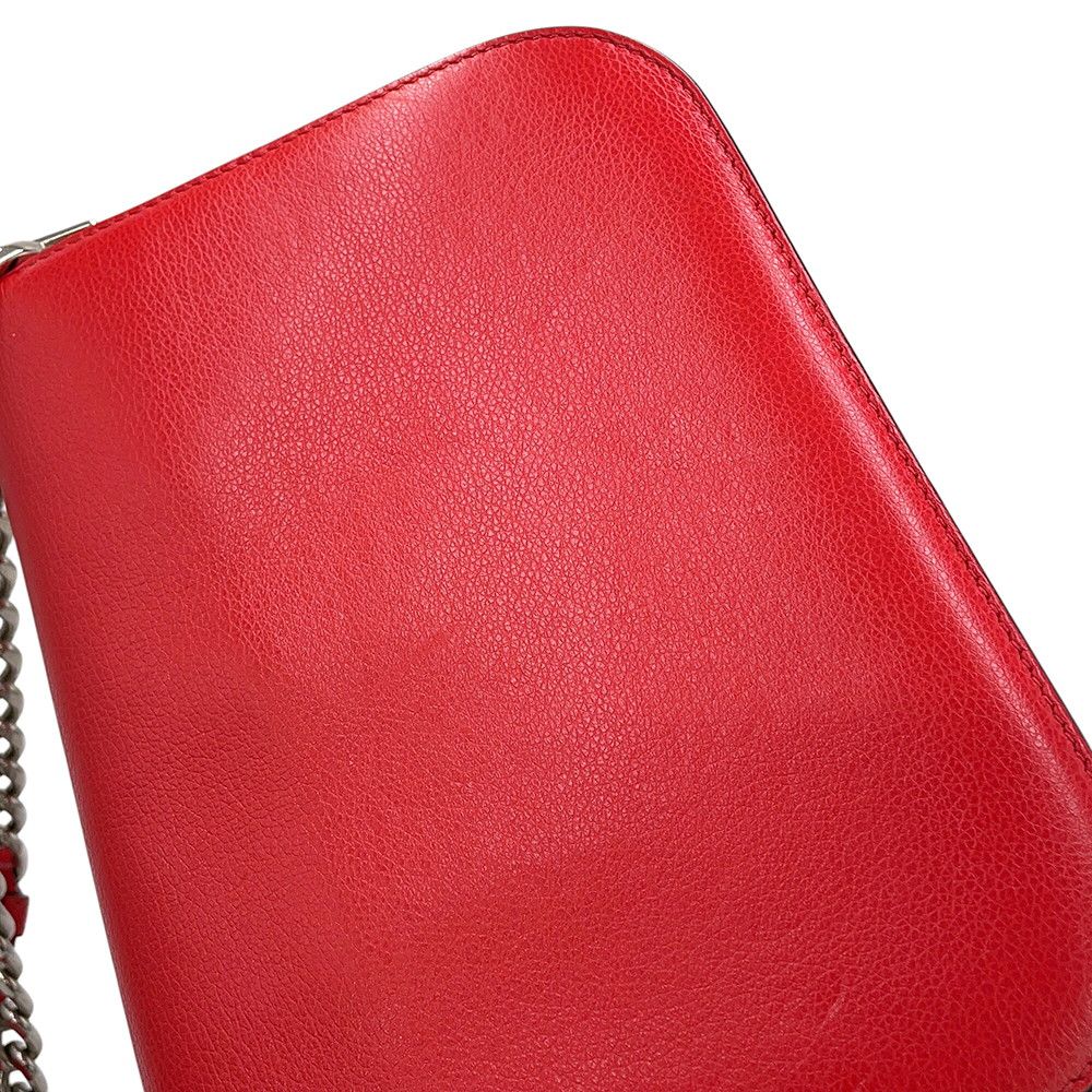 Prada Chain Shoulder Bag Leather — view 8