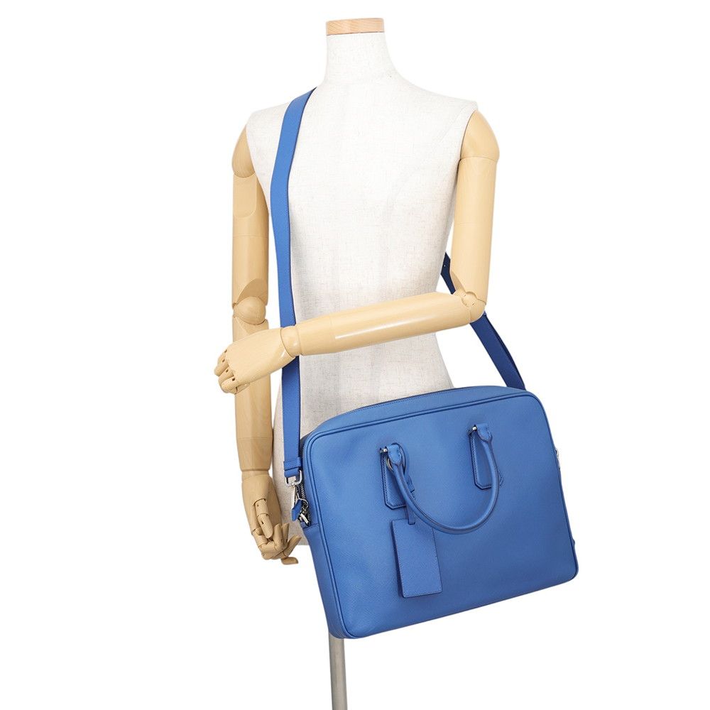 Prada Business Briefcase Saffiano Leather 2-Way — view 5