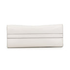 Prada Embossed Triangle Logo Leather 2-Way White Handbag — view 3