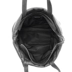 Prada Tote Bag Nylon Leather Black — view 5