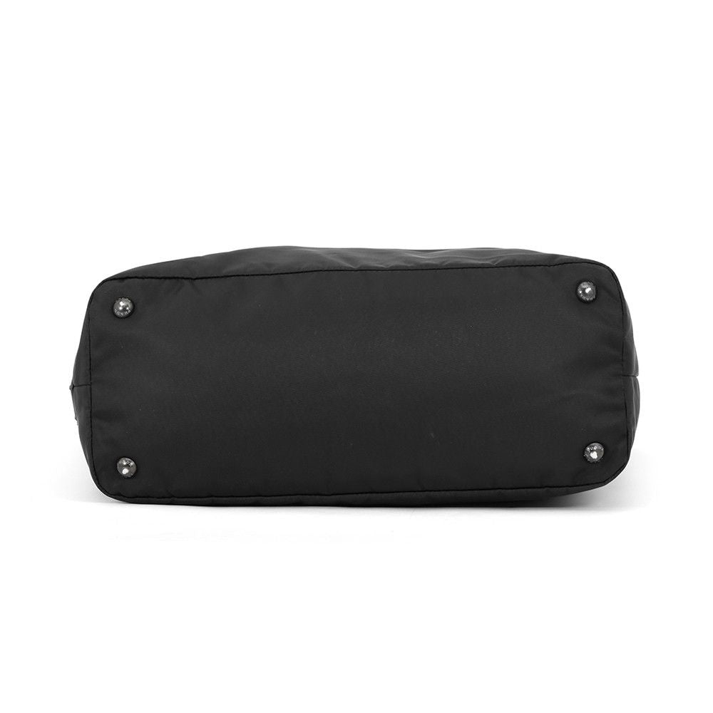 Prada Tote Bag Nylon Leather Black — view 3
